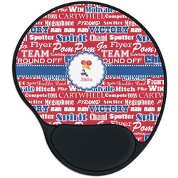 Cheerleader Mouse Pad with Wrist Support