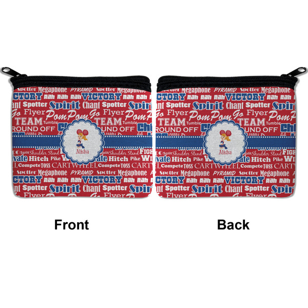 Cheerleader Neoprene Coin Purse - Front & Back (APPROVAL)