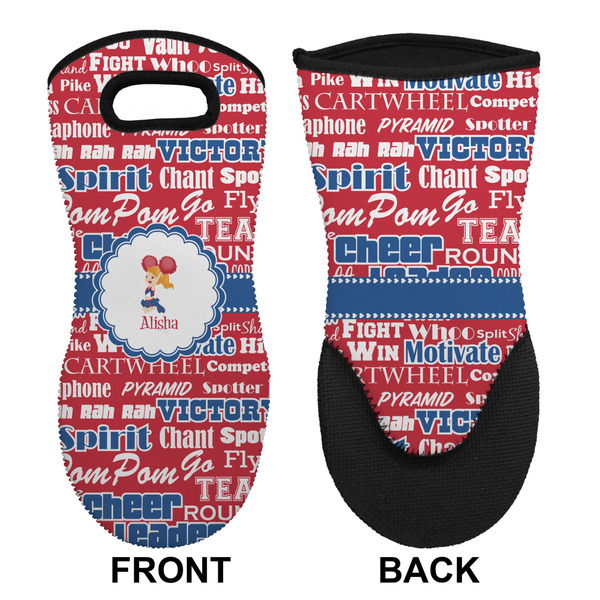Cheerleader Neoprene Oven Mitt (Front & Back)