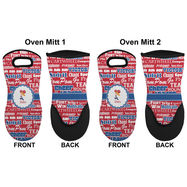 Cheerleader Neoprene Oven Mitt - Set of 2 - Approval