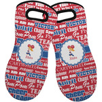 Cheerleader Neoprene Oven Mitts - Set of 2 w/ Name or Text