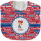 Cheerleader Velour Baby Bib w/ Name or Text