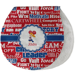 Cheerleader Burp Pad - Velour w/ Name or Text