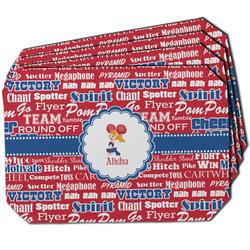 Cheerleader Dining Table Mat - Octagon w/ Name or Text