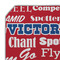 Cheerleader Octagon Placemat - Single front (DETAIL)