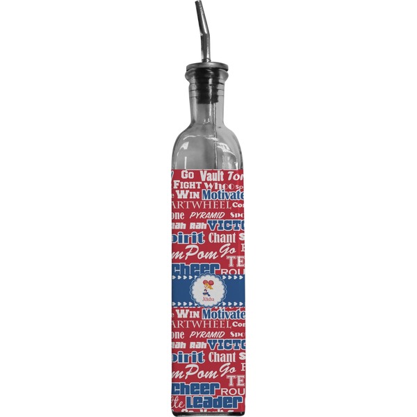 Custom Cheerleader Oil Dispenser Bottle (Personalized)