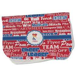 Cheerleader Burp Cloth - Fleece w/ Name or Text