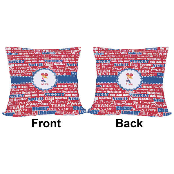 Cheerleader Outdoor Pillow - 16x16