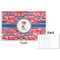 Cheerleader Disposable Paper Placemat - Front & Back