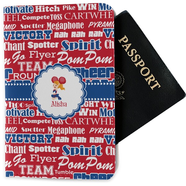 Custom Cheerleader Passport Holder - Fabric (Personalized)