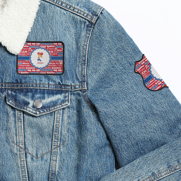 Cheerleader Patches Lifestyle Jean Jacket Detail