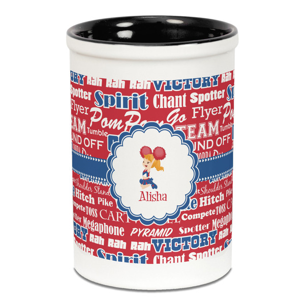 Cheerleader Pencil Holder - Black