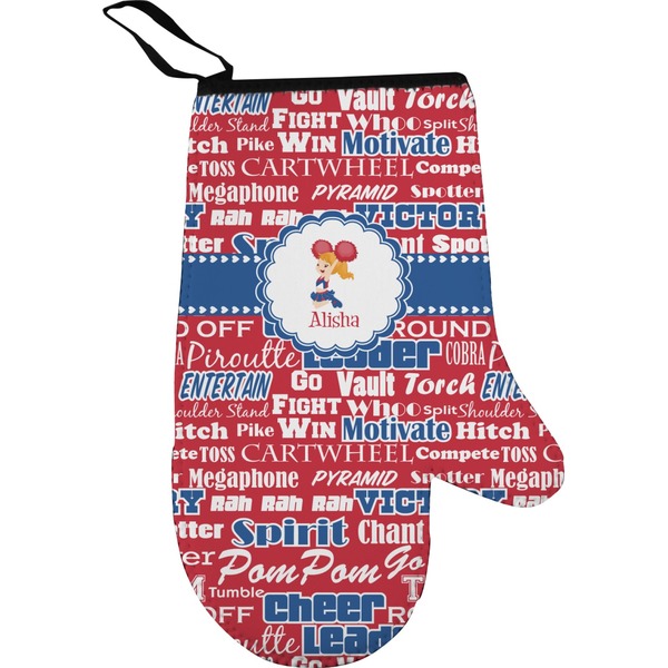 Cheerleader Personalized Oven Mitt