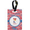 Cheerleader Plastic Luggage Tag - Rectangular w/ Name or Text