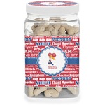 Cheerleader Dog Treat Jar (Personalized)