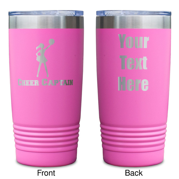 Cheerleader Pink Polar Camel Tumbler - 20oz - Double Sided - Approval
