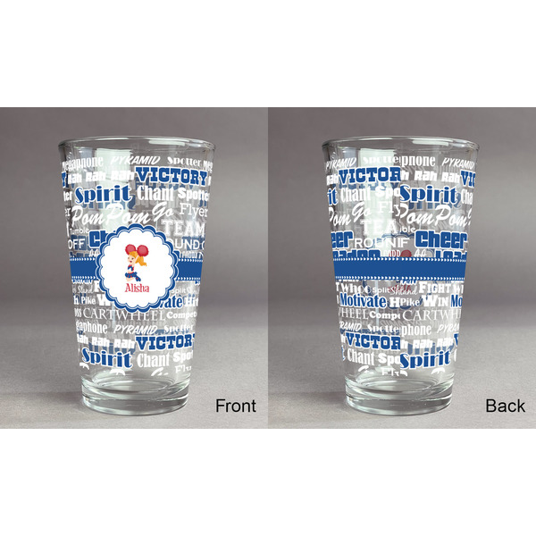 Cheerleader Pint Glass - Full Fill w Transparency - Approval