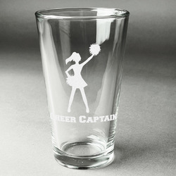 Cheerleader Pint Glass - Engraved (Personalized)