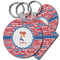 Cheerleader Plastic Keychain (Personalized)