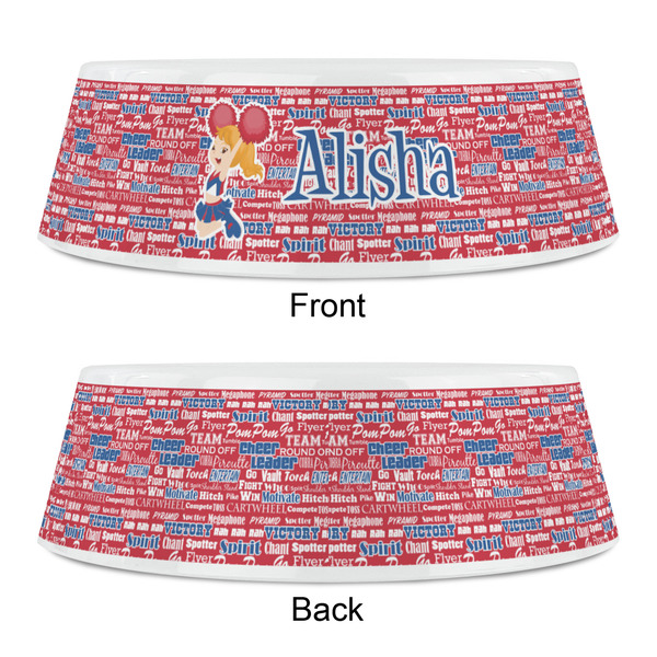 Cheerleader Plastic Pet Bowls - Small - APPROVAL