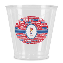 Cheerleader Plastic Shot Glass (Personalized)