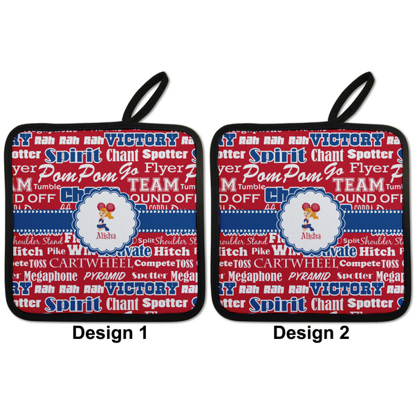 Cheerleader Pot Holders - Set of 2 APPROVAL