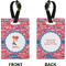 Cheerleader Rectangle Luggage Tag (Front + Back)