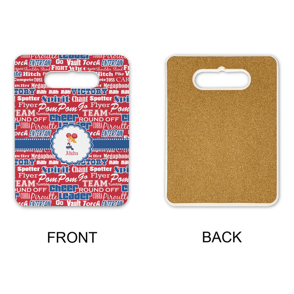 Cheerleader Rectangle Trivet with Handle - APPROVAL