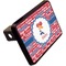 Cheerleader Rectangular Car Hitch Cover w/ FRP Insert (Angle View)
