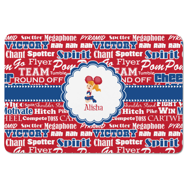 Cheerleader Rectangular Fridge Magnet - FRONT