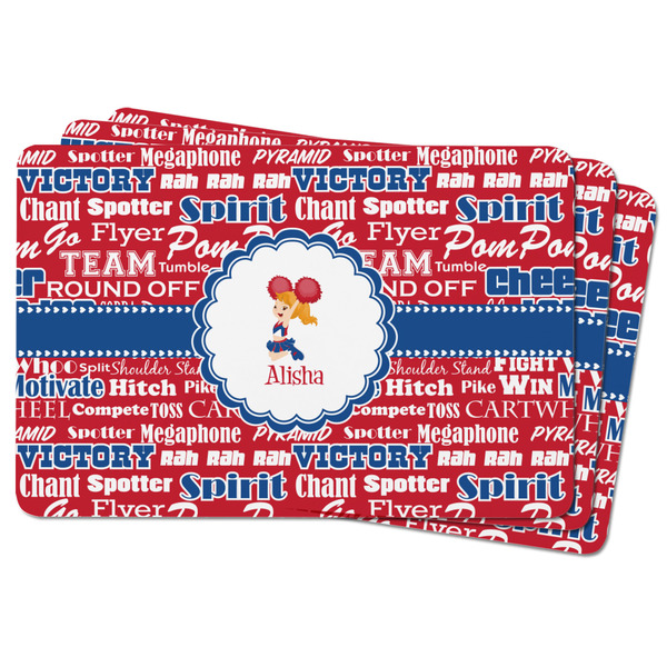 Cheerleader Rectangular Fridge Magnet - THREE