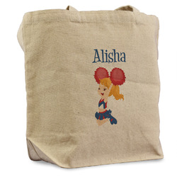 Cheerleader Reusable Cotton Grocery Bag (Personalized)