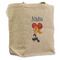 Cheerleader Reusable Cotton Grocery Bag - Front View