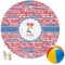 Cheerleader Round Beach Towel (Personalized)