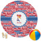 Cheerleader Round Beach Towel (Personalized)