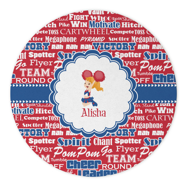 Cheerleader Round Paper Coaster - Approval