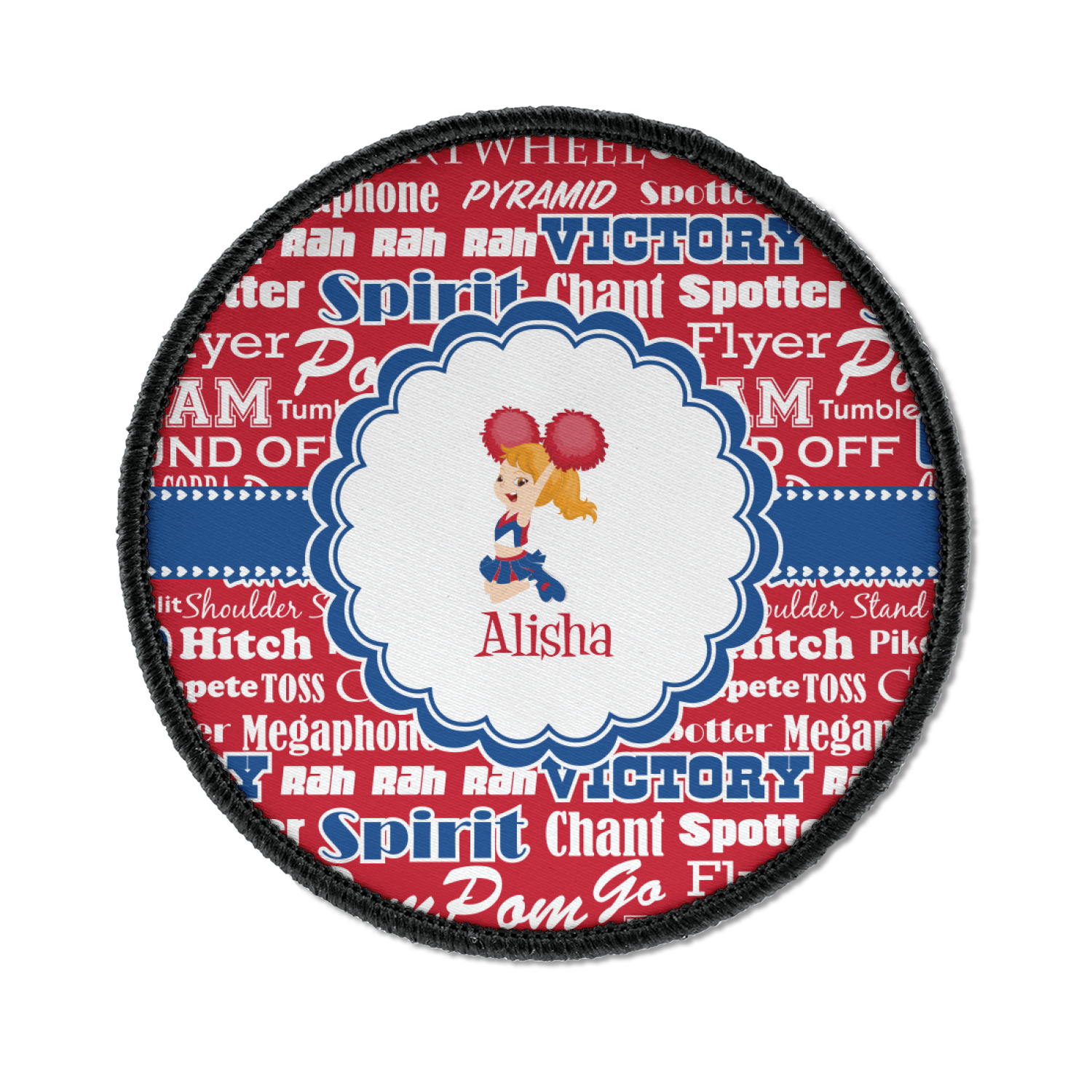 Custom Cheerleader Iron on Patches (Personalized) YouCustomizeIt