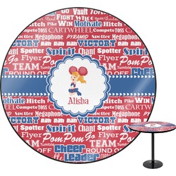 Cheerleader Round Table (Personalized)