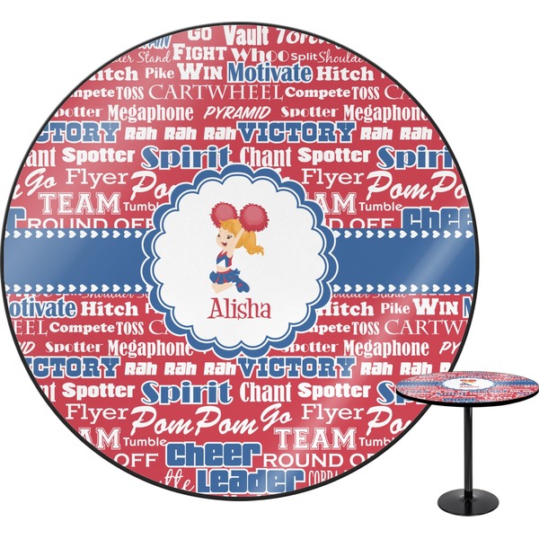 Custom Cheerleader Round Table (Personalized)