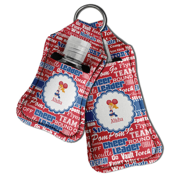 Cheerleader Sanitizer Holder Keychain - Both in Case (PARENT)