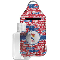 Cheerleader Hand Sanitizer & Keychain Holder - Large (Personalized)