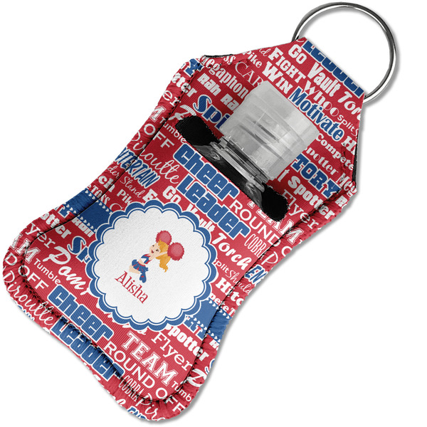 Cheerleader Sanitizer Holder Keychain - Small in Case