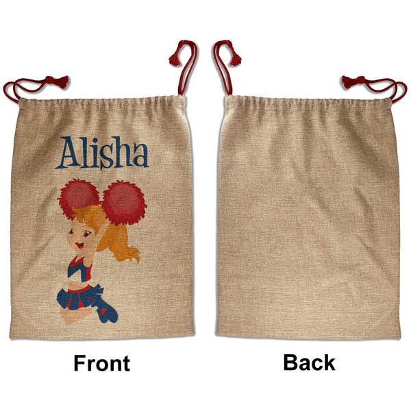 Cheerleader Santa Bag - Approval - Front