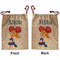 Cheerleader Santa Sack - Front & Back (Personalized)
