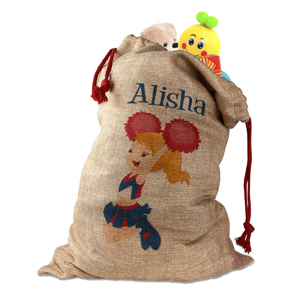 Custom Cheerleader Santa Sack (Personalized)