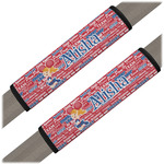 Cheerleader Seat Belt Covers (Set of 2) (Personalized)