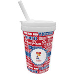 Cheerleader Sippy Cup with Straw (Personalized)