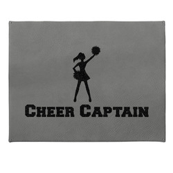 Cheerleader Gift Boxes w/ Engraved Leather Lid (Personalized)