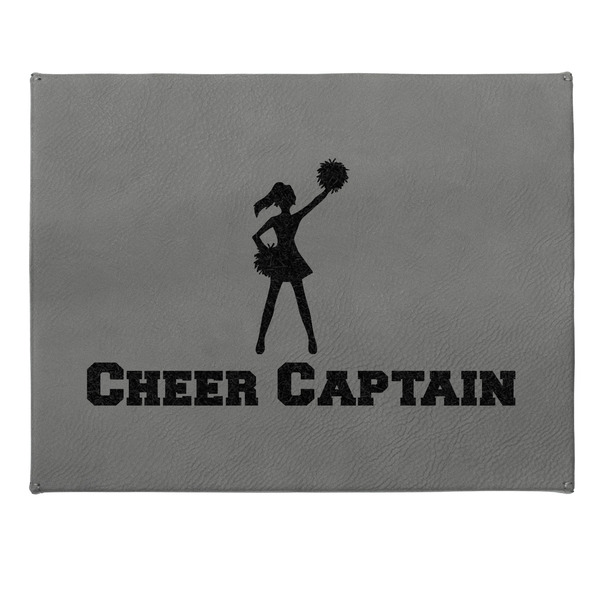 Cheerleader Small Engraved Gift Box with Leather Lid - Approval