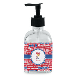 Cheerleader Glass Soap & Lotion Bottle - Single Bottle (Personalized)